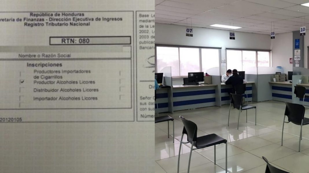datos para tramitar RTN