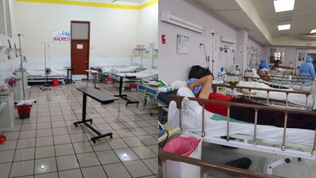 aguas negras en Hospital San Felipe
