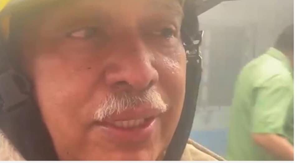 El bombero hondureño que se conmovió con el caso.
