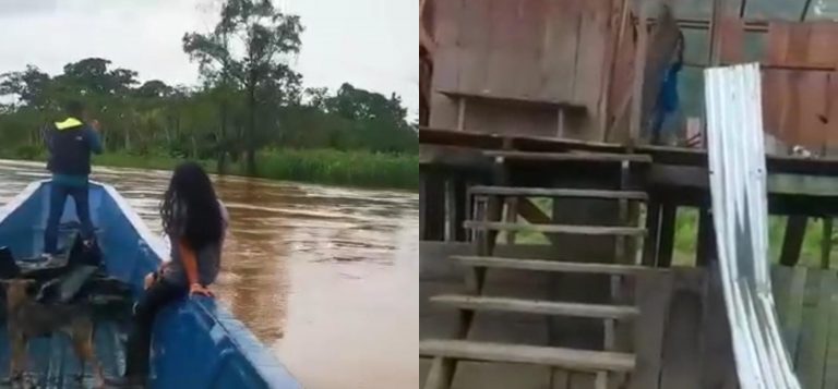 desalojo en Gracias a Dios