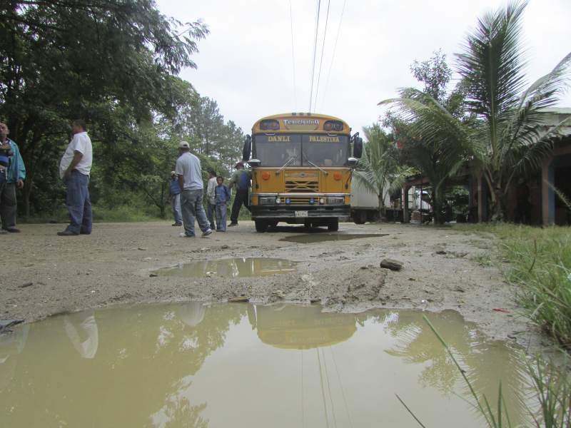 Tomas por mal estado de carretera