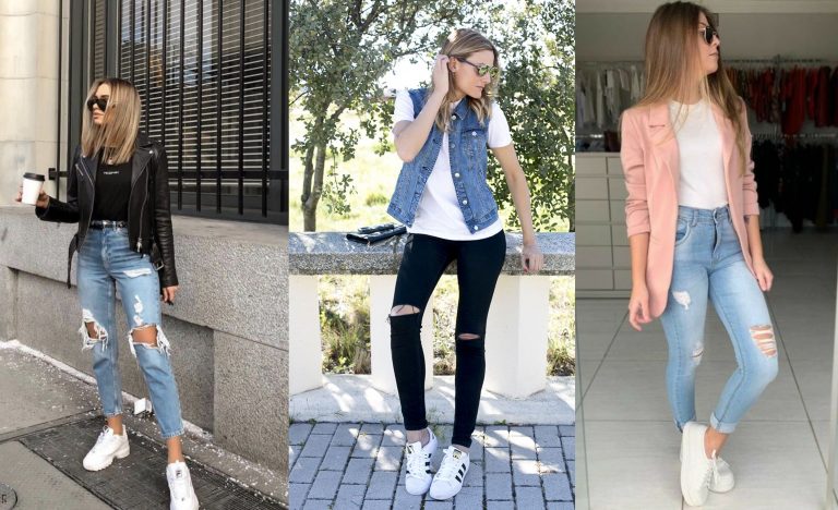 Looks elegantes jeans rotos
