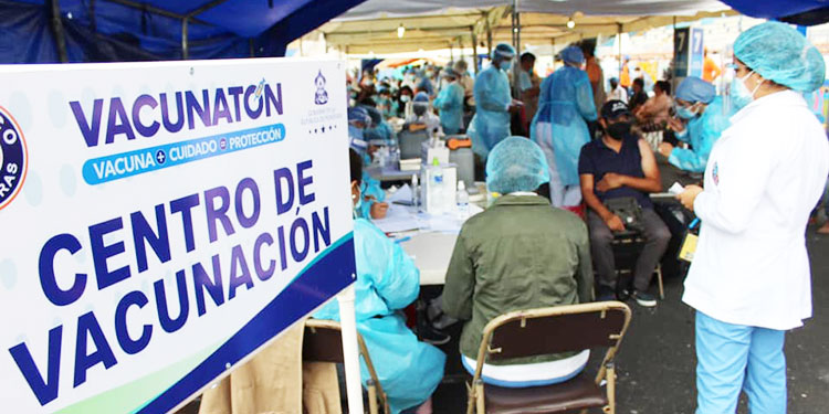 vacunatón en Francisco Morazán