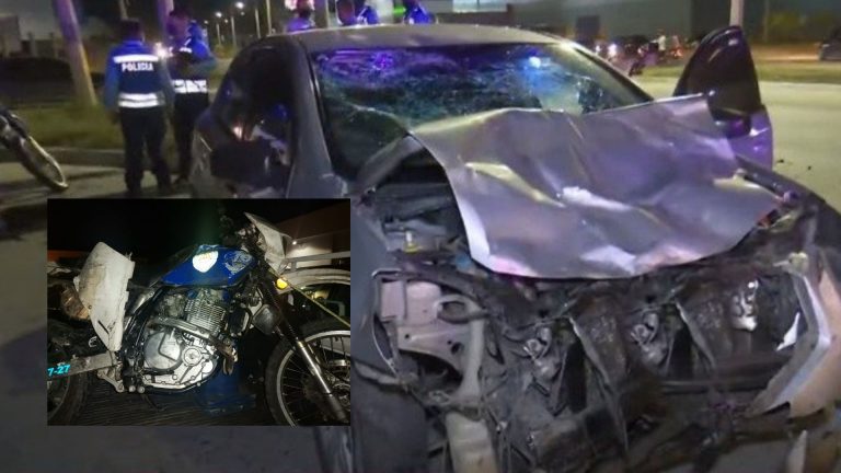 Accidente policías tránsito SPS