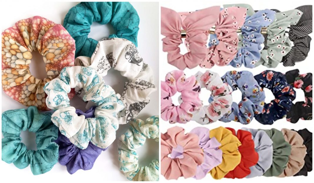 Qué peinados hacer con scrunchies