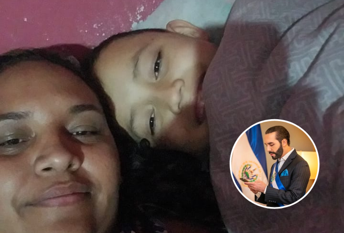 Madre hondureña pide ayuda a Bukele