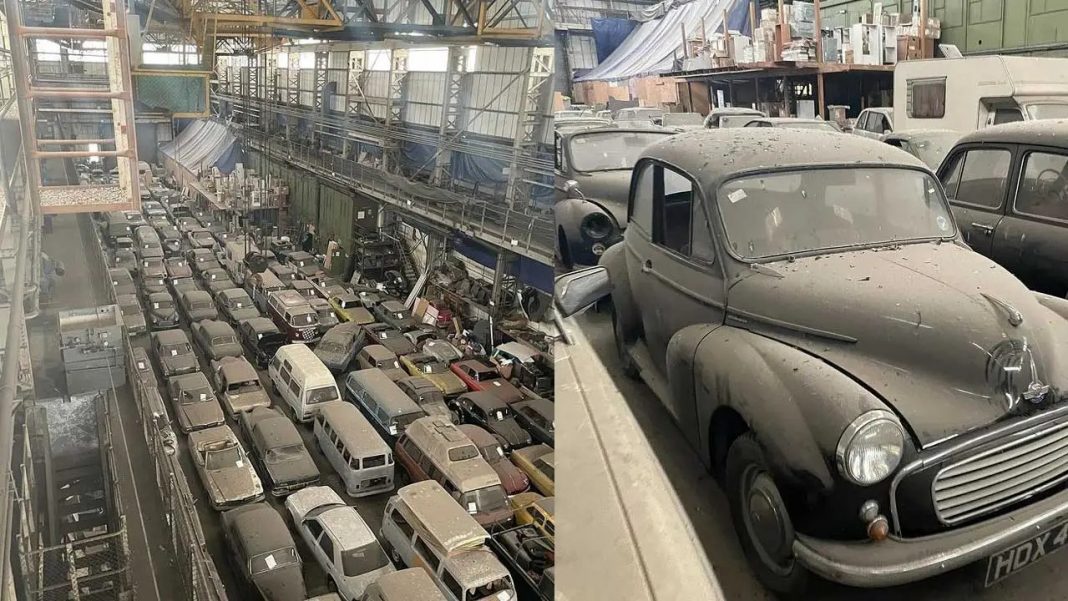 Autos abandonados en bodega