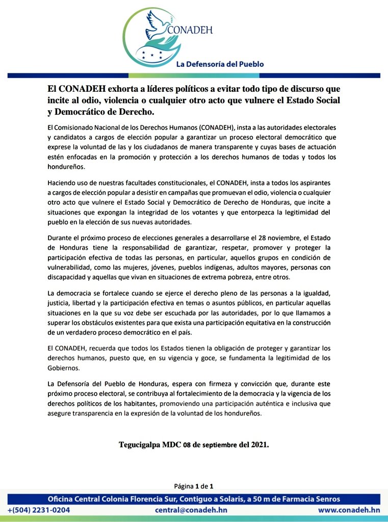 Comunicado de Prensa