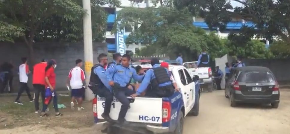 Detenidos estadio Olímpico