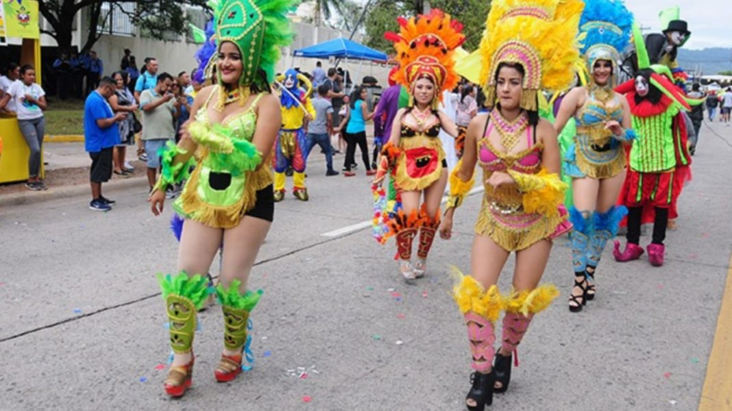 carnaval de aniversario de Tegucigalpa