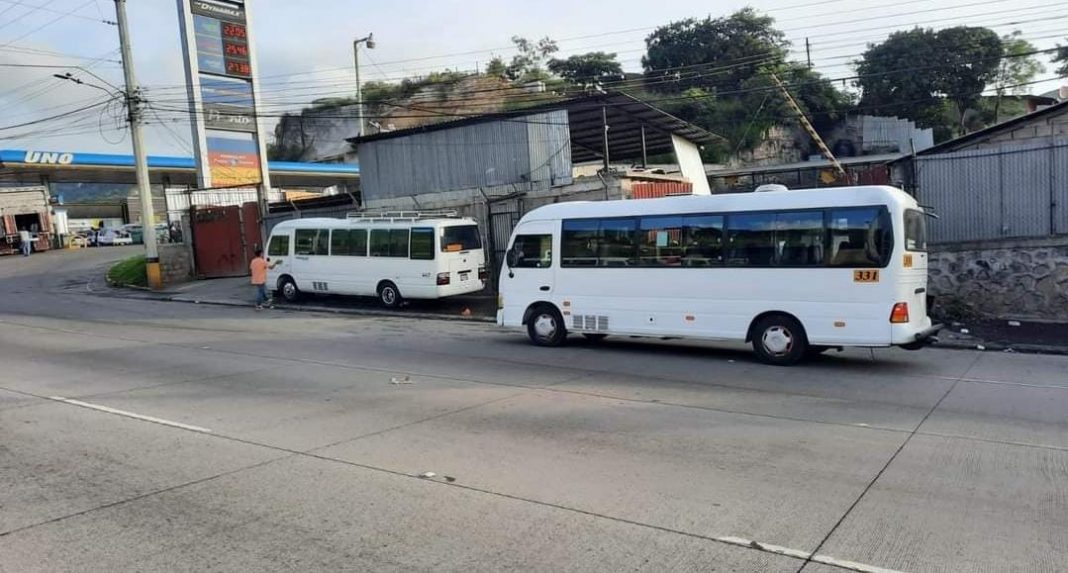 paro de transporte en la capital