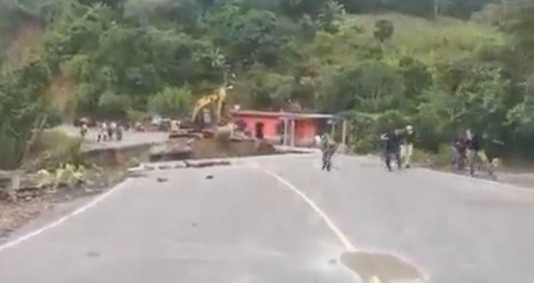 carretera se cae en ocotepeque