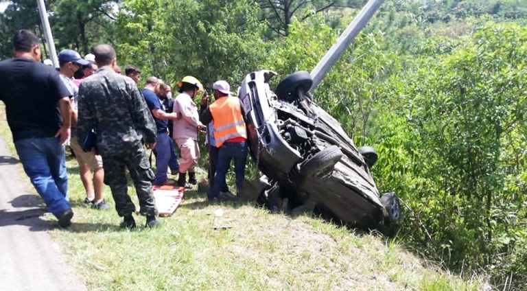 accidente en la CA-5 choque