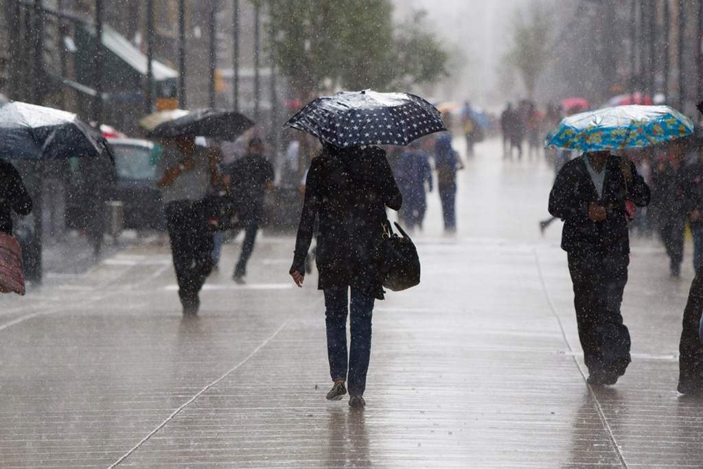 Las lluvias estarán acompañadas de actividad eléctrica y comenzarán en horas de la tarde de este sábado.