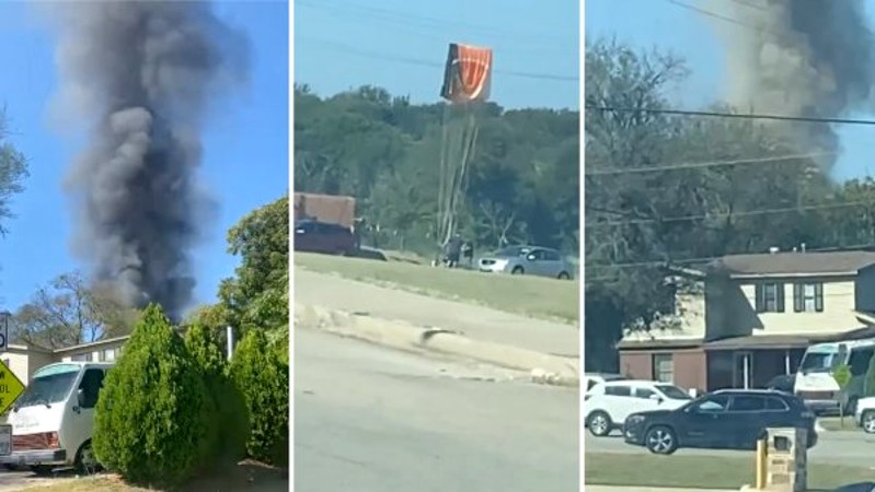 avión militar se estrella en texas