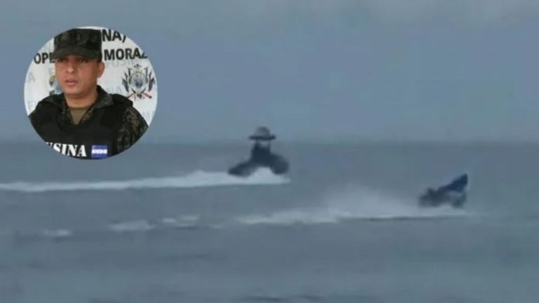 Patrulla de El Salvador en Amapala