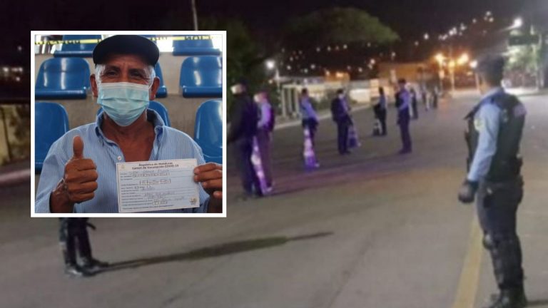 Toque de queda vacunados en Honduras