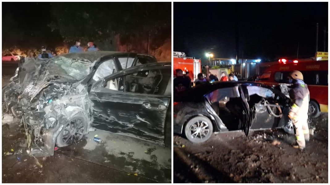 fallecidos en accidente de Choloma