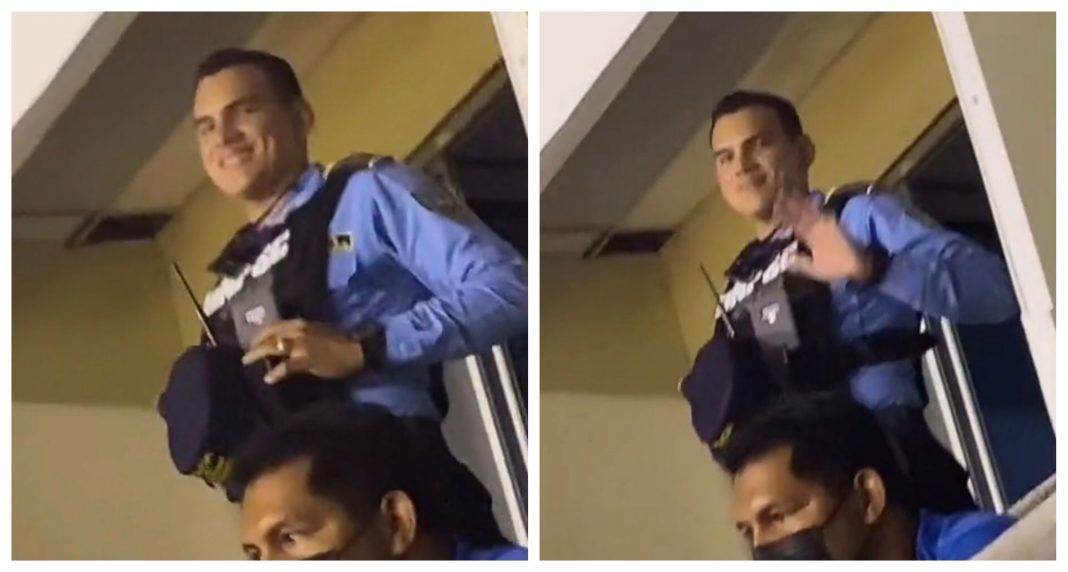 Policía hondureño Estadio Olímpico Tik Tok