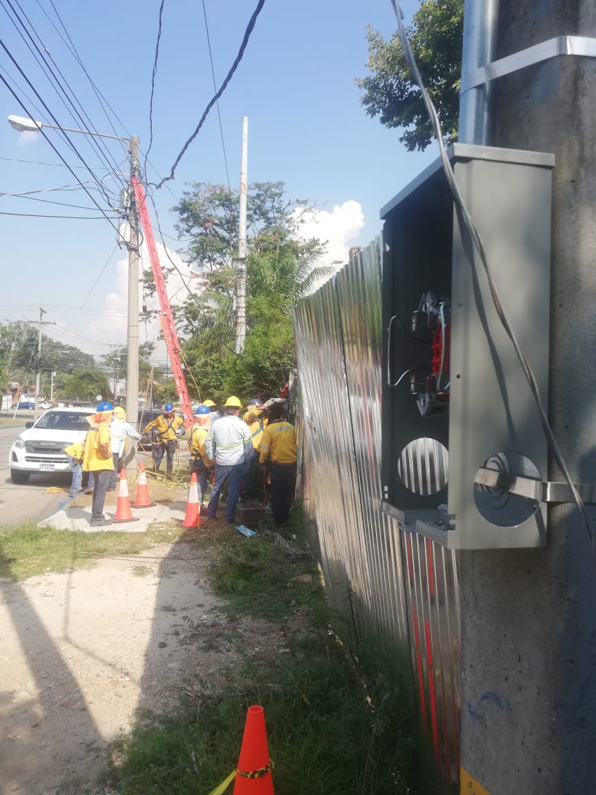 Cuadrillas en la zona.