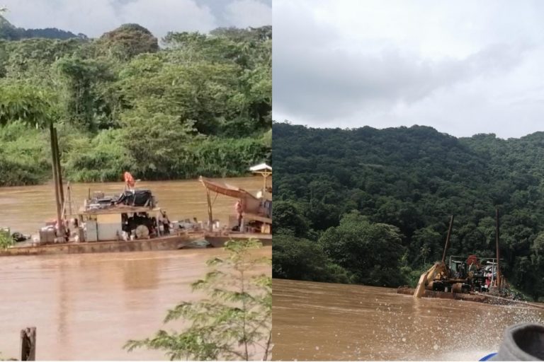 maquinaria colombiana Biósfera Tawahka