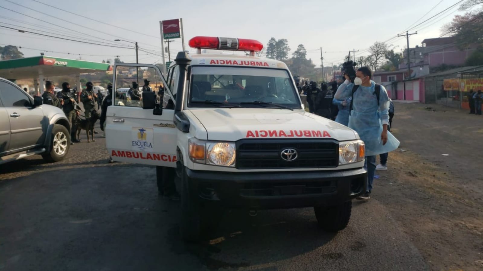 empleados del Hospital Escuela