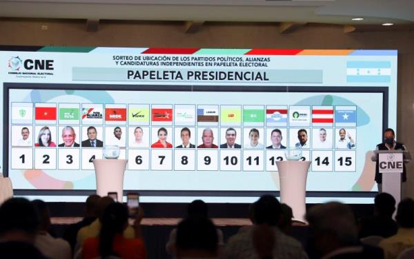 Papeleta presidencial de elecciones generales 2021