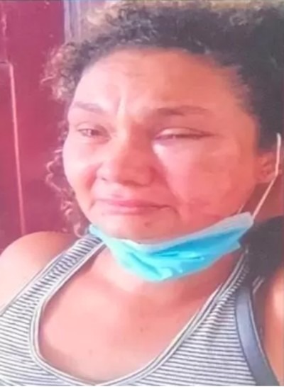 La mujer fue trasladada a una clínica.