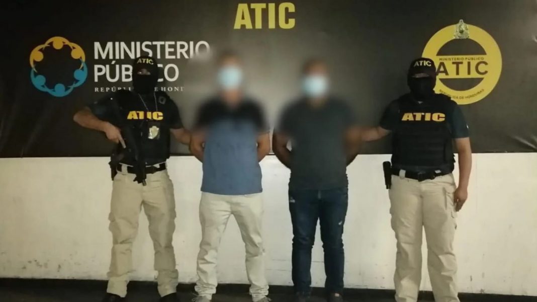 Hombres capturados con L 2 millones