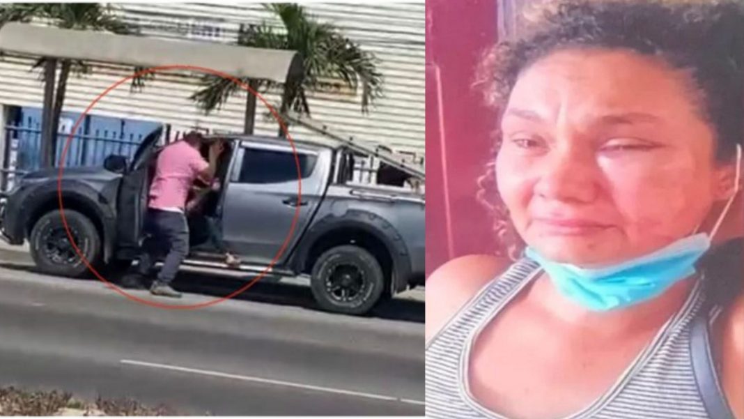 Mujer golpeada en SPS