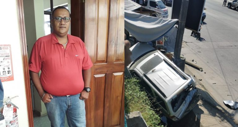 fallecido en accidente Puerto Cortés
