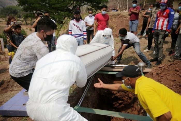 muertes por covid en honduras 2021