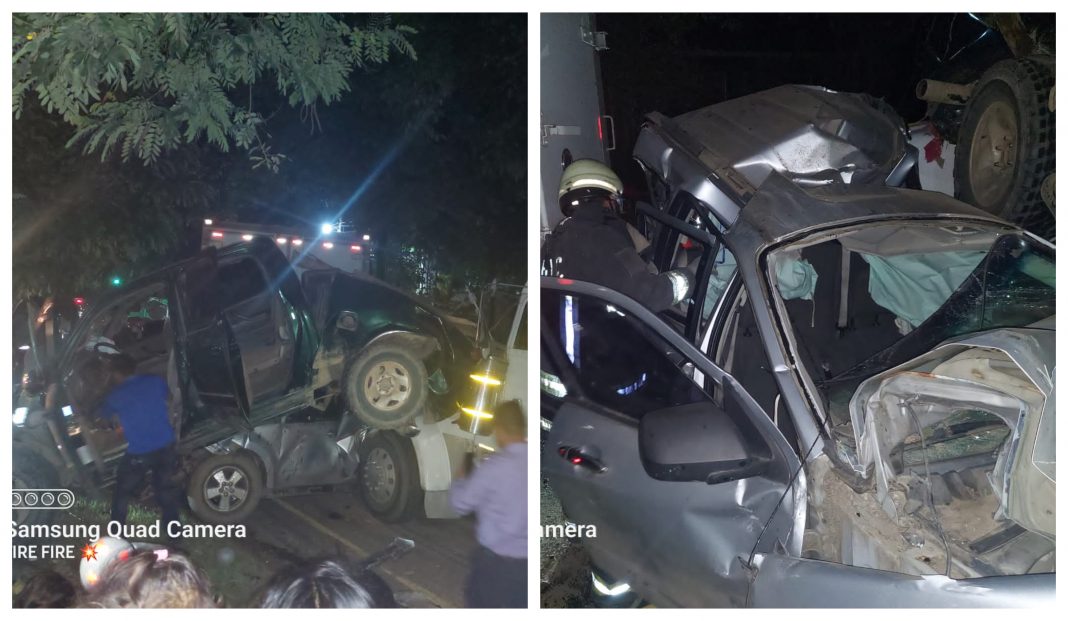 Accidente en Villanueva
