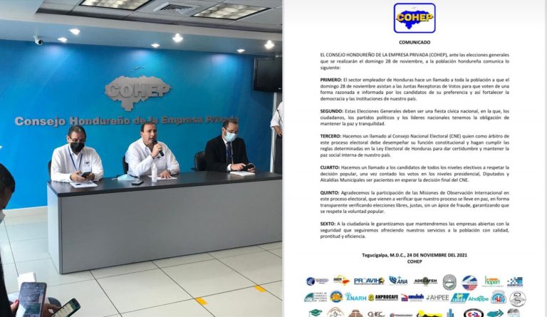 COHEP atención público elecciones
