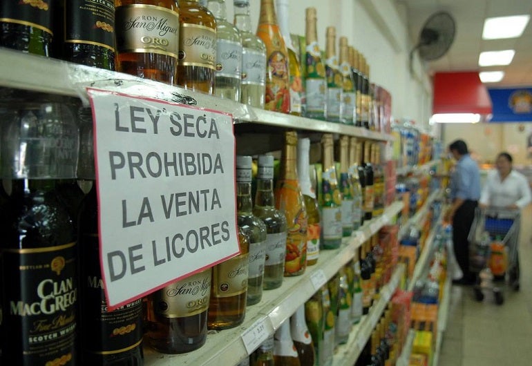 Ley Seca elecciones honduras