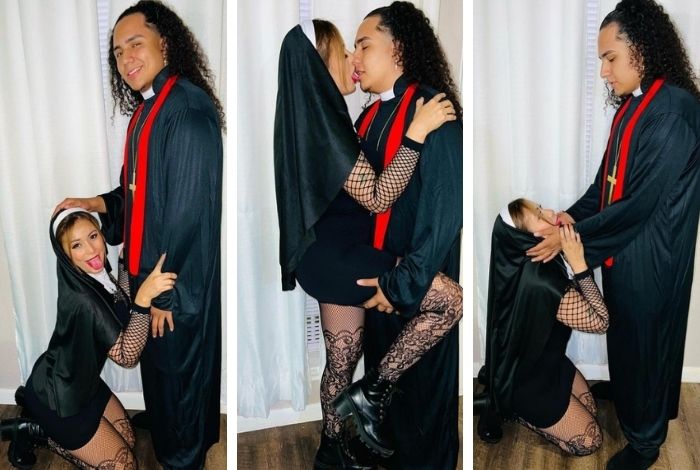 Critican a Davis y Oseguera Halloween