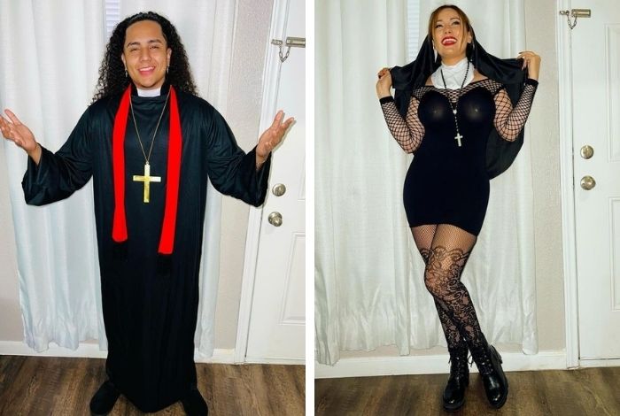 Critican a Davis y Oseguera Halloween