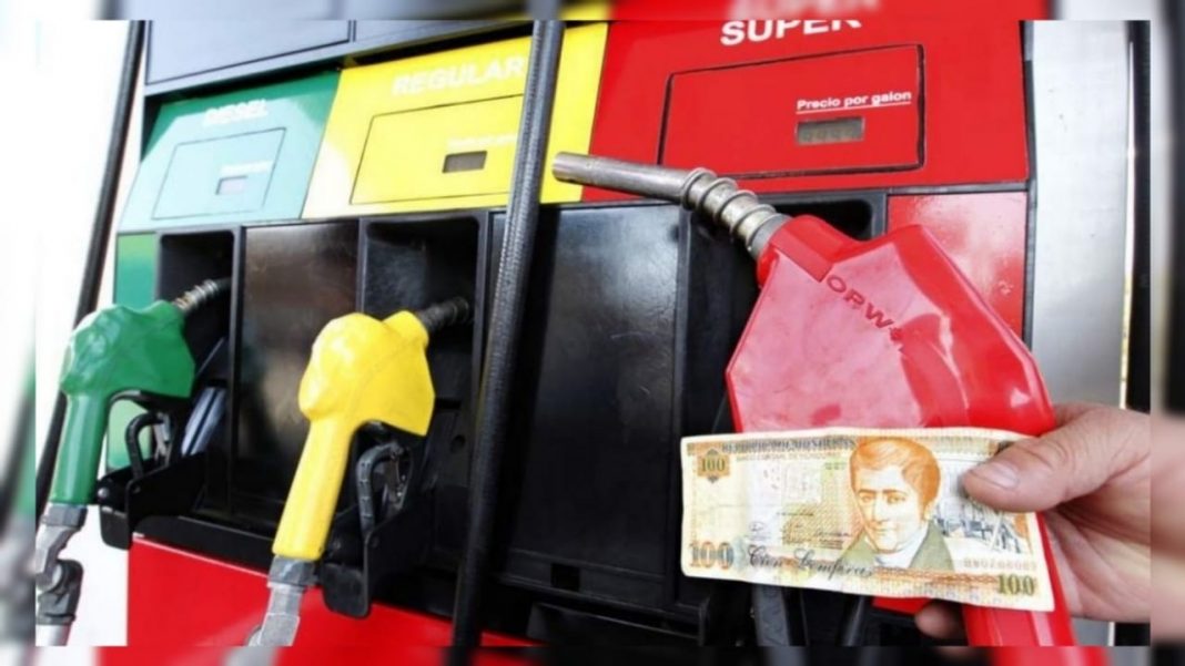 precios combustibles para Honduras