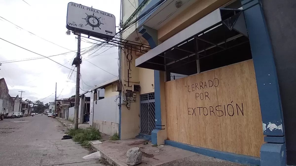Hotel que cerró recientemente.