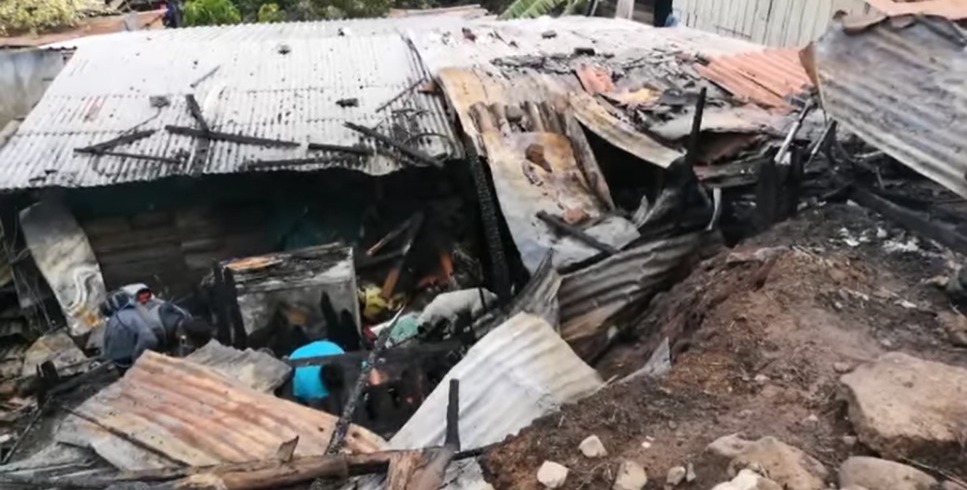 incendio en la colonia 28 de marzo