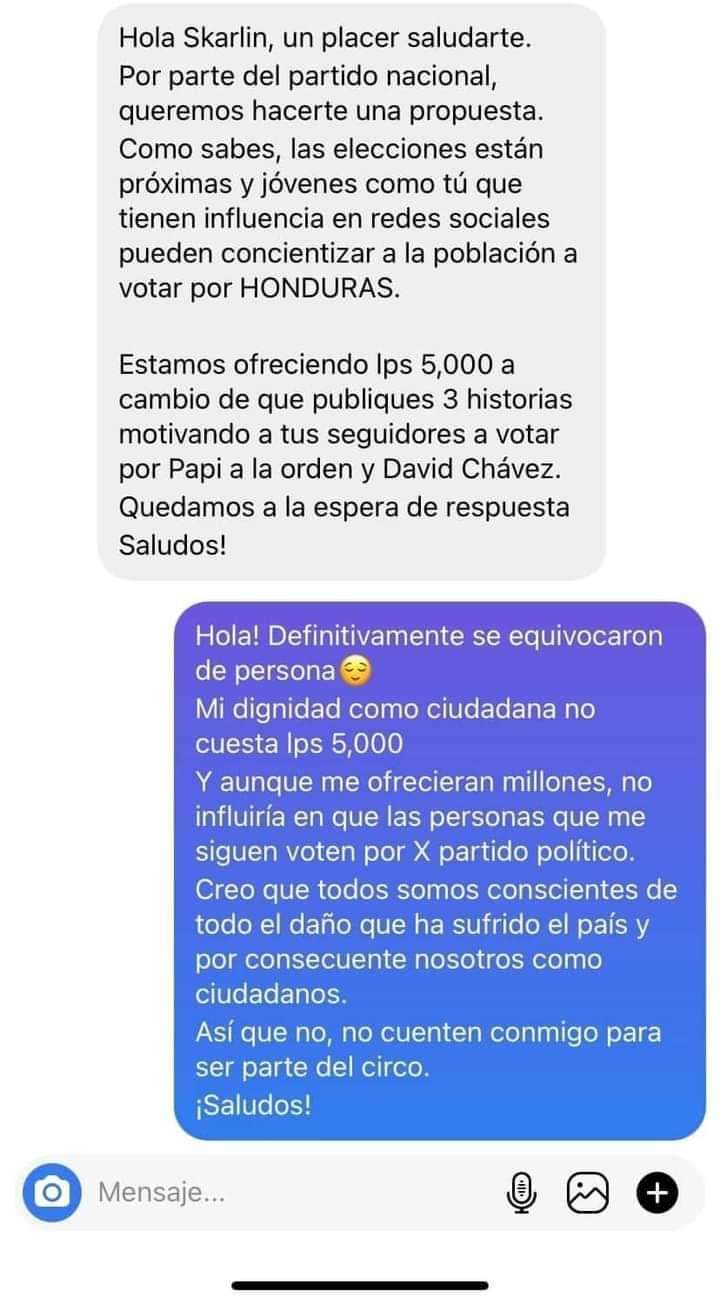 Skarlin Hernández Partido Nacional