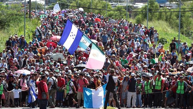 Debido a la devastación también esperaban se formara una caravana de migrantes, fuerte.