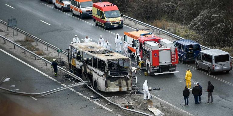 incendio en bus de bulgaria