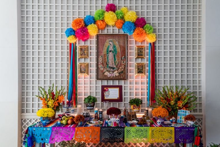 casa blanca día de los muertos