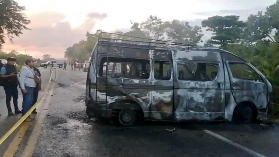 hondureños en accidente en Chiapas