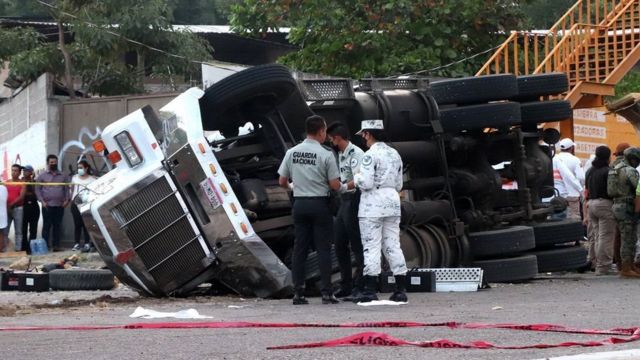 migrante hondureño accidente en México