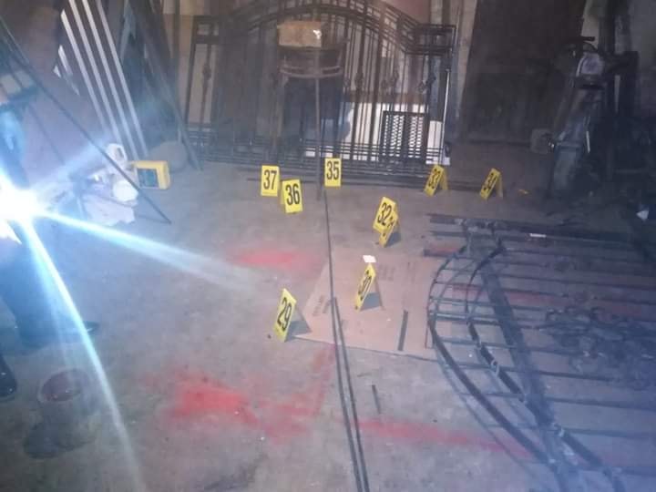 Escena del crimen.