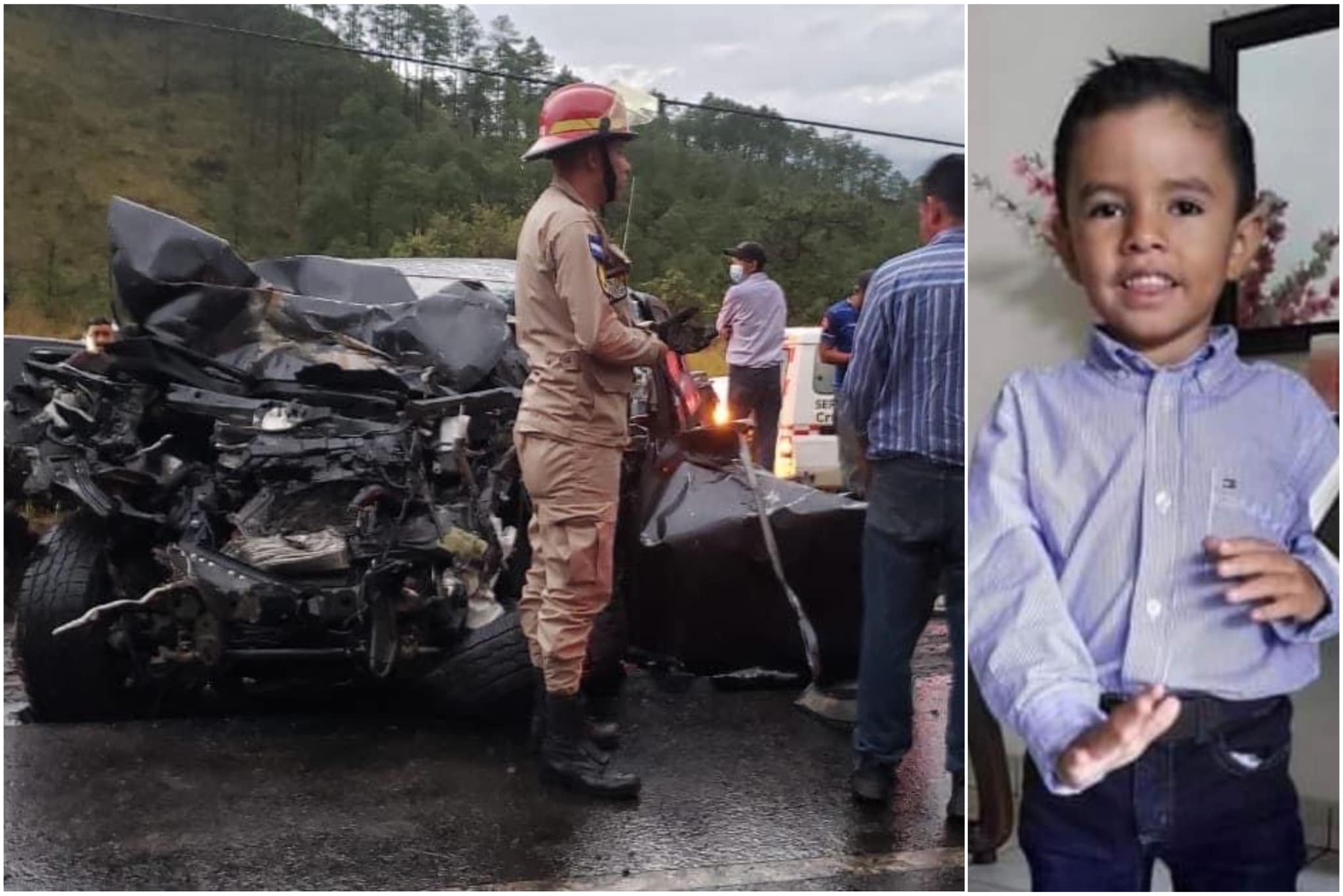 accidente familia periodista Honduras