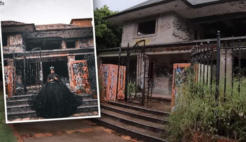 Quinceañera festeja casa narcosatánicos