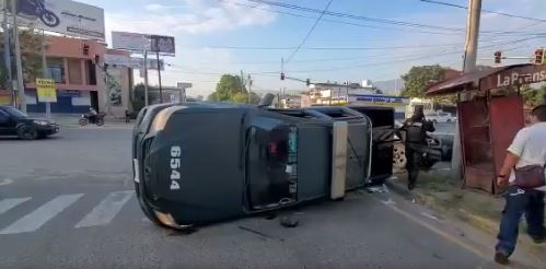 Accidente policía militar SPS